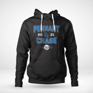 Pullover Hoodie MLB Los Angeles Dodgers Pennant Chase 2021 Postseason Shirt hoodie