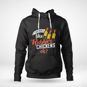 Pullover Hoodie Rubber Chicken Screaming Costume T Shirt