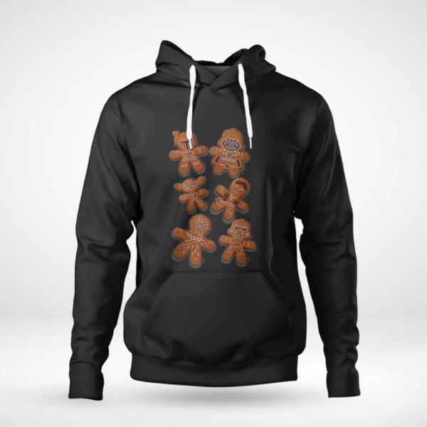 Pullover Hoodie Star Wars Christmas Ginger Bread Wars T Shirt