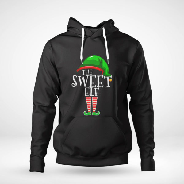 Pullover Hoodie The Sweet Elf Family Matching Group Christmas SweatShirt