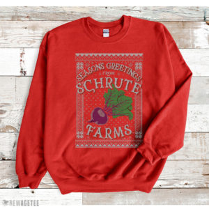 Red Sweatshirt Greetings from Schrute Farms