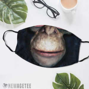 Reusable Face Mask Chimpanzee Gorilla Face Mask Halloween Costume