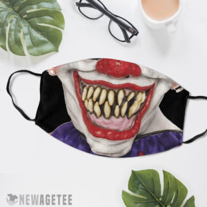 Reusable Face Mask Evil clown Face Mask Halloween costume