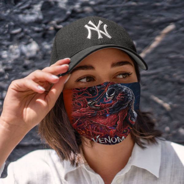 Reusable Face Mask Venom Carnage Let There Be Carnage Face Mask