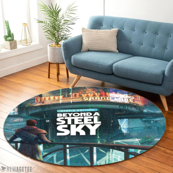 Round Carpet Beyond A Steel Sky Utopia Edition Xbox Series X Round Rug Carpet