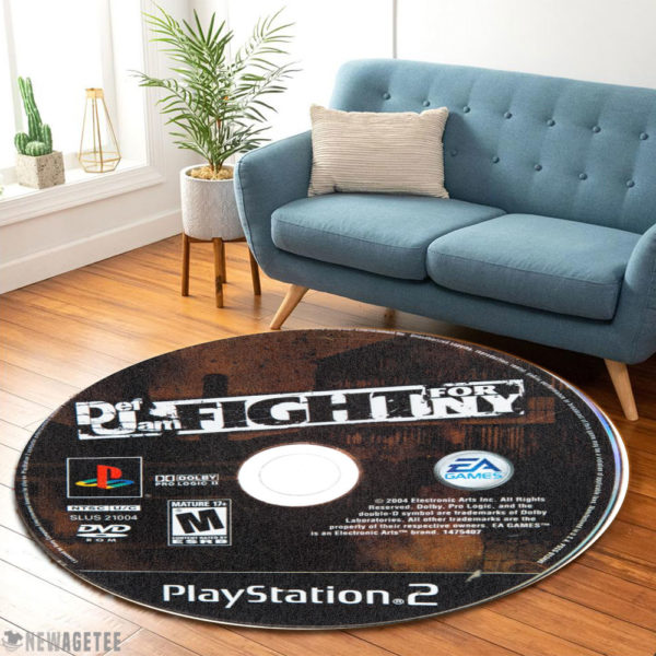 Def Jam Fight for NY Disc Round Rug Carpet