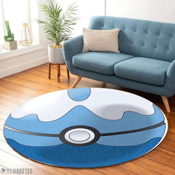 Round Carpet Dive Ball Pokemon Round Rug Carpet