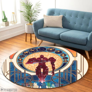 Round Carpet Eternals The Universe Awaits Marvel Round Rug Carpet