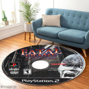 Round Carpet Fatal Frame Koei Tecmo PlayStation 2 Disc Round Rug Carpet
