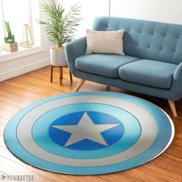 Round Carpet Marvel The Winter Solider Captain Americas Stealth Shield Round Rug Carpet