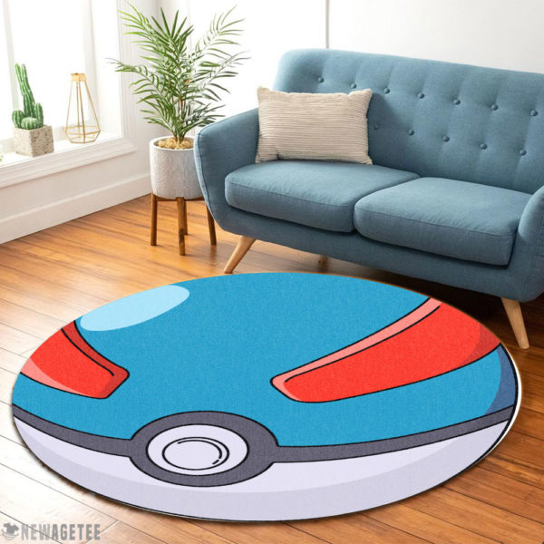 Round Carpet Pokemon Super Ball Round Rug Carpet