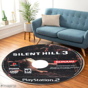 Round Carpet Silent Hill 3 PlayStation 2 Disc Round Rug Carpet