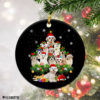 Round Ornament Cavachon Christmas Tree Lights Funny Dog Chrismas Ornament