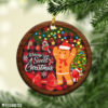 Gingerbread Wishing You A Sweet Christmas Decorative Ornament