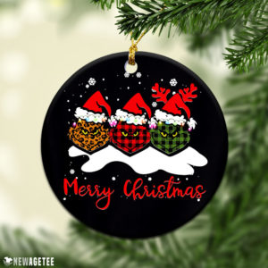 Round Ornament Grinch Merry Christmas 2021 Ornament Tree Decoration