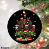 Rough Collie Christmas Tree Lights Funny Dog Chrismas Ornament