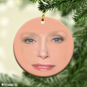 Round Ornament The Golden Girls Blanche Devereaux Face Christmas Ornament Funny Holiday Gift