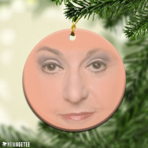 Round Ornament The Golden Girls Dorothy Zbornak Face Christmas Ornament Funny Holiday Gift