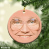 Round Ornament The Golden Girls Sophia Petrillo Face Christmas Ornament Funny Holiday Gift
