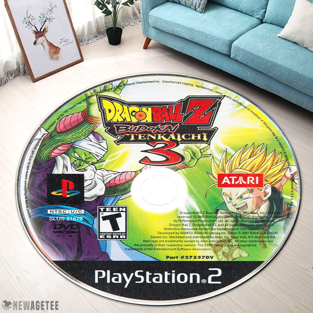 Dragonball Z Budokai Tenkaichi 4 By Bandai Namco Game Cover Area Home  Living Rug - Mugteeco