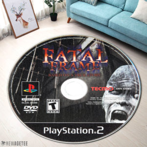 Round Rug Fatal Frame Koei Tecmo PlayStation 2 Disc Round Rug Carpet