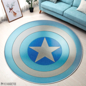 Round Rug Marvel The Winter Solider Captain Americas Stealth Shield Round Rug Carpet
