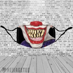 Stretch to Fit Mask Evil clown Face Mask Halloween costume