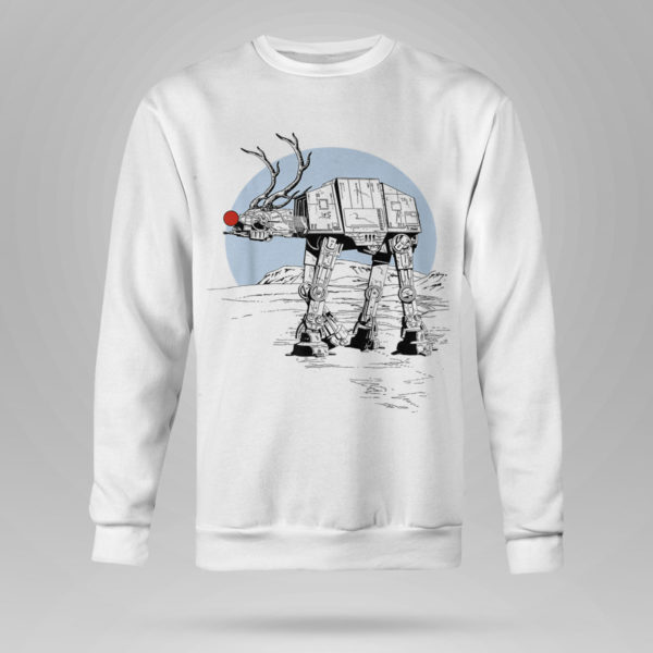 Sweetshirt Star Wars Rudolph ATAT Walker Christmas T Shirt
