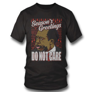 T Shirt Seasons Greetings Do Not Care The Office Ugly Christmas Sweater