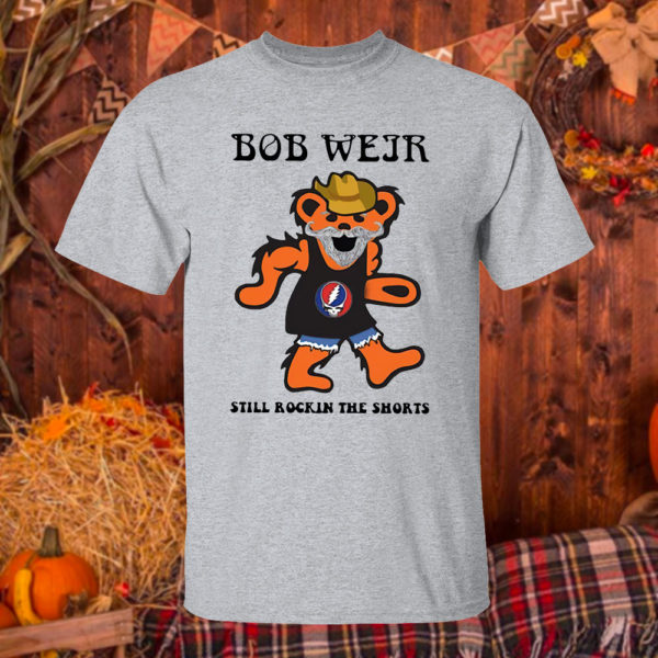 T Shirt Sport grey Grateful Dead Bear Bob weir still rockin the short shirt
