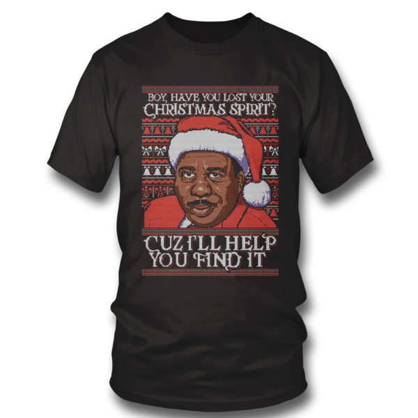 T Shirt Stanley Hudson Lost Your Spirit The Office Ugly Christmas Sweatshirt Sweater