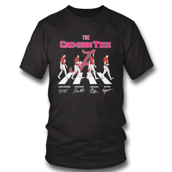 T Shirt The Crimson Tide Abbey Road signatures shirt