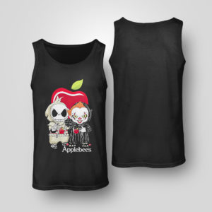 Tank Top Baby Jack Skellington And Baby Pennywise Is Friends Applebees Shirt