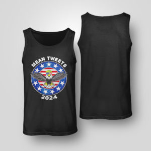 Tank Top Donald Trump Eagle mean tweets 2024 American flag shirt 1
