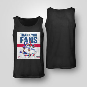 Tank Top Thank You Fans Texas Rangers Straight Up Shirt