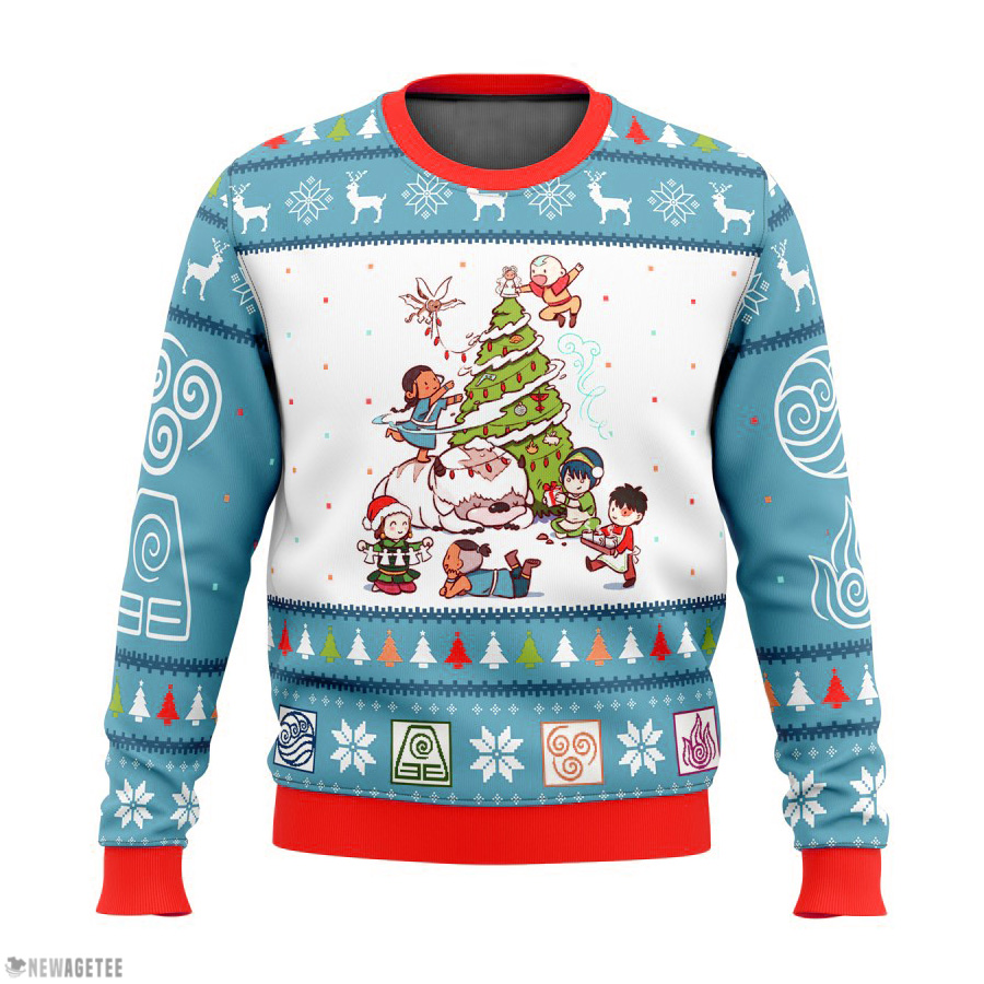 Waterbenders Water Tribe Avatar Ugly Christmas 3D Sweater For Men And Women  Gift Christmas - YesItCustom