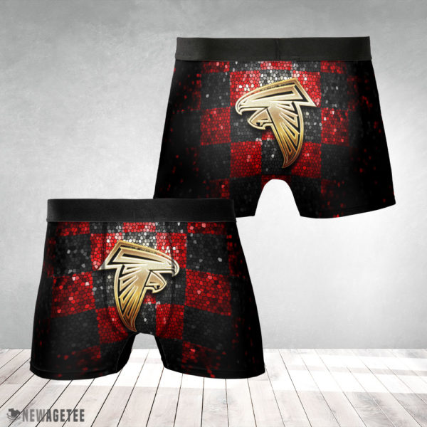 Underwear Boxer Atlanta Falcons NFL Glitter Mens Underwear Boxer Briefs