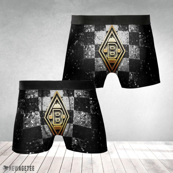 Underwear Boxer Borussia Monchengladbach FC Glitter Mens Underwear Boxer Briefs