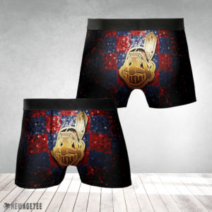 Underwear Boxer Cleveland Indians MLB Glitter Mens Underwear Boxer Briefs