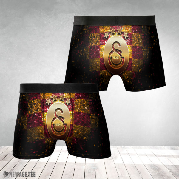 Underwear Boxer Galatasaray FC Turkish Super League Glitter Mens Underwear Boxer Briefs