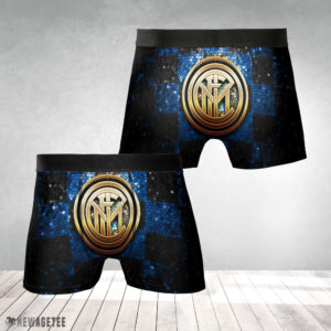 Underwear Boxer Inter Milan FC Glitter Mens Underwear Boxer Briefs