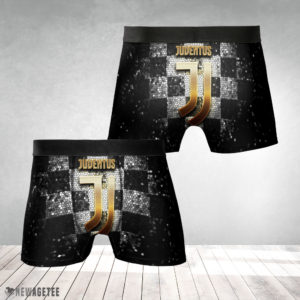 Underwear Boxer Juventus FC Glitter Mens Underwear Boxer Briefs