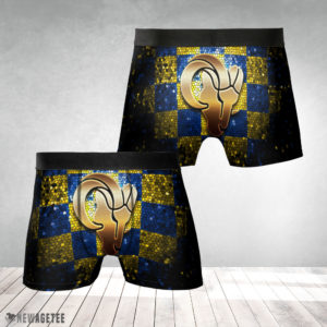 Los Angeles Rams NFL Glitter Mens Underwear Boxer Briefs