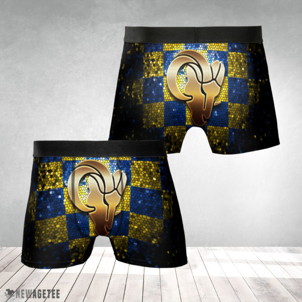 Underwear Boxer Los Angeles Rams NFL Glitter Mens Underwear Boxer Briefs