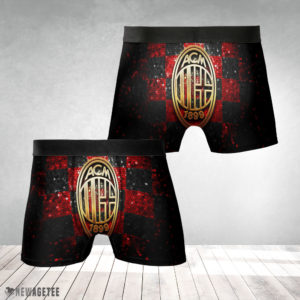 Underwear Boxer Milan FC Glitter Mens Underwear Boxer Briefs