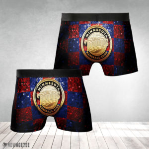 Underwear Boxer Minnesota Twins MLB Glitter Mens Underwear Boxer Briefs