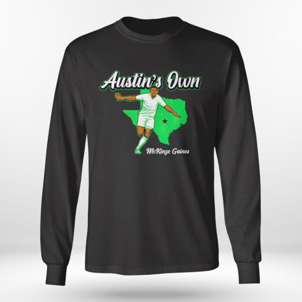 Unisex Longsleeve shirt McKinze Gaines Austins Own Soccer T Shirt