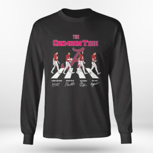 Unisex Longsleeve shirt The Crimson Tide Abbey Road signatures shirt