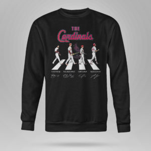 Unisex Sweetshirt The Cardinals Abbey Road signatures shirt