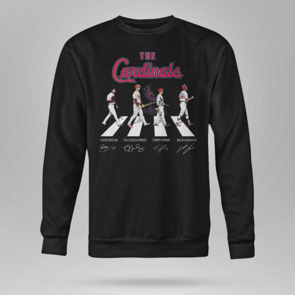 The Cardinals Abbey Road signatures shirt